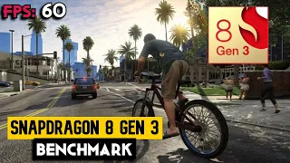 Snapdragon 8 Gen 3 GTA V | Low Settings | Android Benchmark