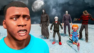 TENTANDO SOBREVIVER A MONSTROS DO HALLOWEEN NO GTA 5!