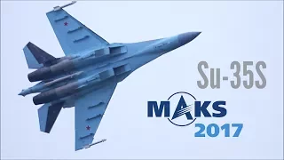 MAKS 2017 - SU-35S defies the laws of physics! - HD 50fps