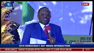 Ebonyi State Governor Holds Democracy Day Executive Media Chat Pt.5