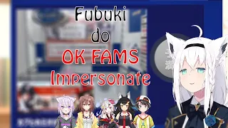 Fubuki do some OK FAMS Impersonate because feels LONELY