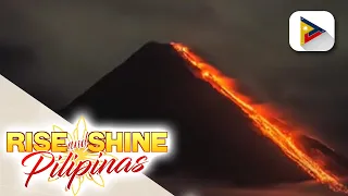 Bulkang Mayon, nagbuga ng lava at malalaking tipak ng nagbabagang bato