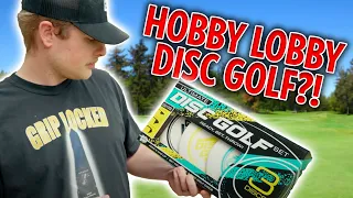 Hobby Lobby Sells Disc Golf Discs?! | Disc Golf Starter Set Challenge