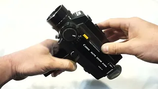 Canon 318 TESTED Super 8 camera test working 8mm film camera Working Canon Auto Zoom 318M