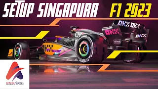 F1 2023, SETUP "SINGAPURA". (GUIA COMPLETO DA PISTA). (PASSO A PASSO).