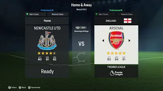 EA SPORTS FC 24 PS5 CFI-118A01 (4K HDR) NEWCASTLE UTD VS ARSENAL