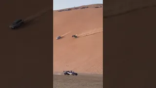 Dune buggy accident with Landcruiser