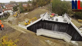 Amazing Modern Construction Technology - Rapid Bridge Replacement on 4 Days Timelapse