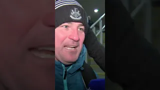 Newcastle fans reacting to getting to the Carabao Cup final! 🥳