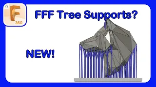 NEW Tree Bar Supports for FFF Additive Machines in Fusion 360 - What's New March 2022 #Fusion360