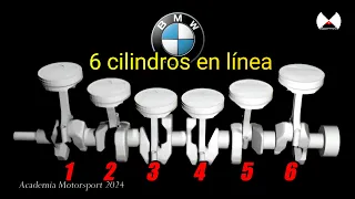 Motor 6 cilindros en línea 🌐 Orden de encendido  Animación