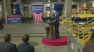 'Amtrak Joe' Biden hails plans for big East Coast tunnel fix