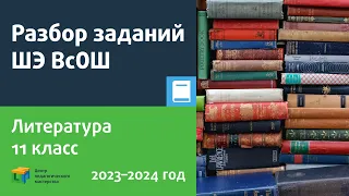 Разбор заданий ШЭ ВсОШ по литературе 11 класс