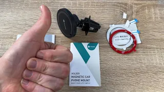 VICSEED Magnetic Phone Holder for Car [Strongest Magnet Power] Magnetic Unboxing and instructions