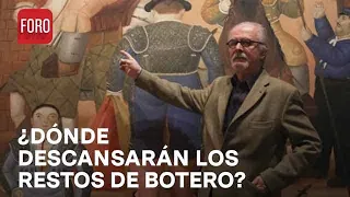 Restos de Fernando Botero llegan a Colombia; alistan homenajes - Paralelo 23