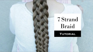 How to do a 7 Strand Braid by Erin Balogh