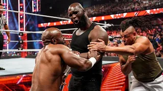 Omos Destroys Apollo Crews & Commander Azeez at WWE Raw 21/03/2022
