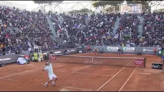Roger FEDERER - CORIC | Court Level View | Best Points | Roma 2019 | Stunning Atmosphere !