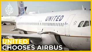 US airline United chooses Airbus over Boeing