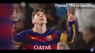Lionel Messi & waving flag.