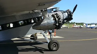 Ford Tri-Motor Startup and Taxi