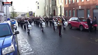 Millar Memorial Flute Band Arriving @ Shutting of the Gates Parade 2021