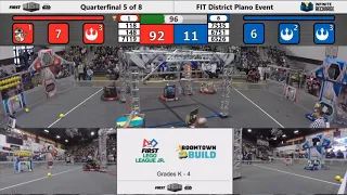 Stage 3 Activated for the first time in FRC 2020! 118, 148, 7119 team up in FIT Plano QF5