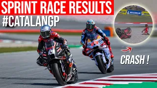 Sprint Race Results - Live Race MotoGP Today | catalanGP #sprintrace