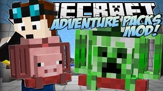 Minecraft | ADVENTURE PACKS MOD! (Super Duper Magical Bags!) | Mod Showcase