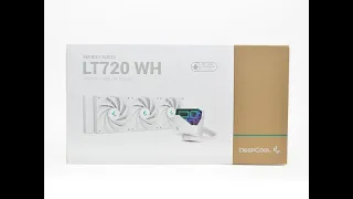 DeepCool LT720 WH Premium 360mm All in One Liquid CPU Cooler - White Unboxing + NV7 All White Build