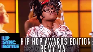 Remy Ma Is Full On Busta Rhyming | Lip Sync Battle: Hip Hop Awards Edition