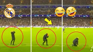 ❗Funny🤣 Watch Pep Guardiola's reaction to Vinicius Jr's goal | Madrid 3 - 4 Man City #ucl