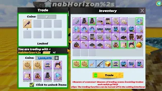 (proof) trade part 14 (blockman go ) (skyblock) #video #viral #viralvideo