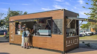 Luxury Shipping Container Cafe