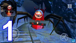 Horror Charlie Spider-Train - Gameplay Walkthrough Part 1 Choo-Choo Charles (iOS, Android Gameplay)