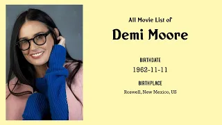 Demi Moore Movies list Demi Moore| Filmography of Demi Moore