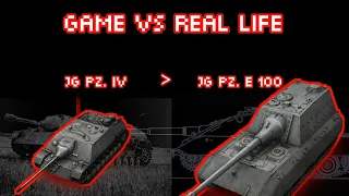 Jg pz. IV ➡️ Jg pz. E 100 [game vs real life]