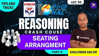 Reasoning | Seating Arrangement -4 | HPCL | GATE | ESE | HAL | AFCAT | Campus Placement