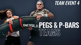 Team Event 4, Pegs & P-Bars — 2022 NOBULL CrossFit Games