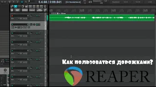 Как работают дорожки  в REAPER?Разбираемся со всем по порядку!