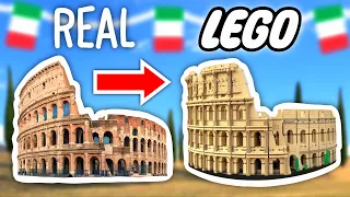 I Built ITALY Out Of LEGO! (In Italy!)