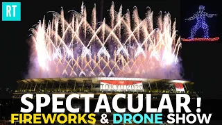 Tokyo Olympics 2020 Spectacular Drone show, Fireworks