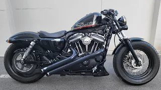 Harley Davidson SPORTSTER | FORTY-EIGHT | IRON 883 | VANCE & HINES SIDE SHOTS WALK-AROUND SOUND