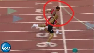 Photo finish in men's 400m at 2019 NCAA Outdoor Championship