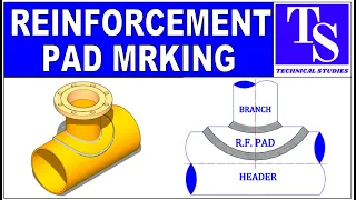 PIPING - RF PAD- REINFORCEMENT PAD MARKING TUTORIAL. Pipe fit up tutorials