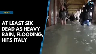 At least six dead as heavy rain, flooding, hits Italy