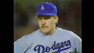Los Angeles Dodgers vs New York Mets (5-27-1986) "Ray Knight Tells Tom Niedenfuer  It's Go Time!"