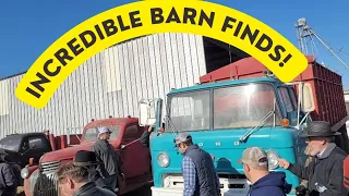 Auction Action! 3 Generation Family Farm is PACKED with relics! Antiques, cars, trucks, & tractors!