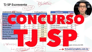 Concurso TJ-SP Escrevente - Como estudar BEM!