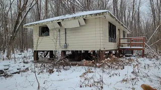 Abandoned swampland home